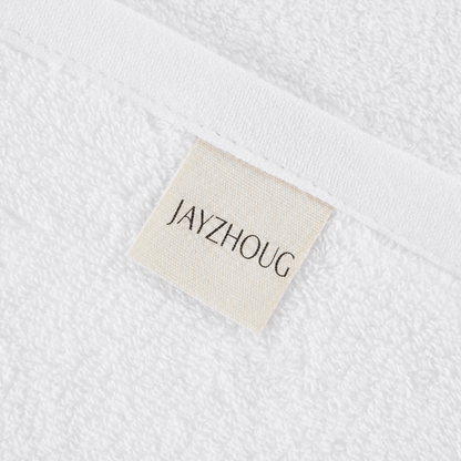 Grand Bath Retreat Bundle towel detail with JAYZHOUG label