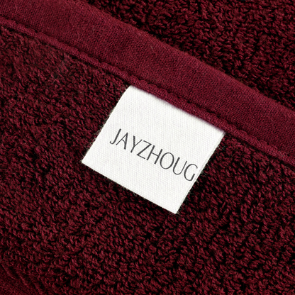 Ultrasoft Spa Bundle towel detail with JAYZHOUG label