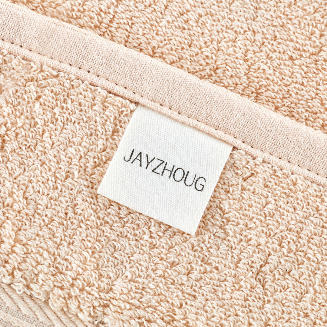 Essential Luxury Bundle towel detail with JAYZHOUG label