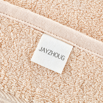 Essential Luxury Bundle towel detail with JAYZHOUG label