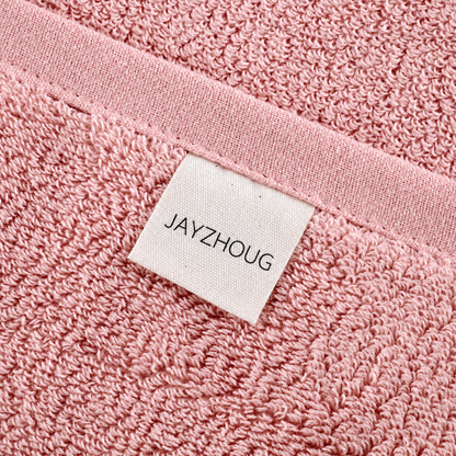Ultimate Spa Escape Bundle towel detail with JAYZHOUG label